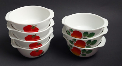 7 Winterling Röslau Porzellan Schalen Suppentassen Ofenformen  70er Design rar