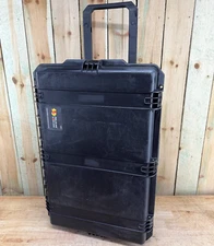 Pelican iM2950 Storm Case Rolling Waterproof Black Good Condition A/B Free Ship