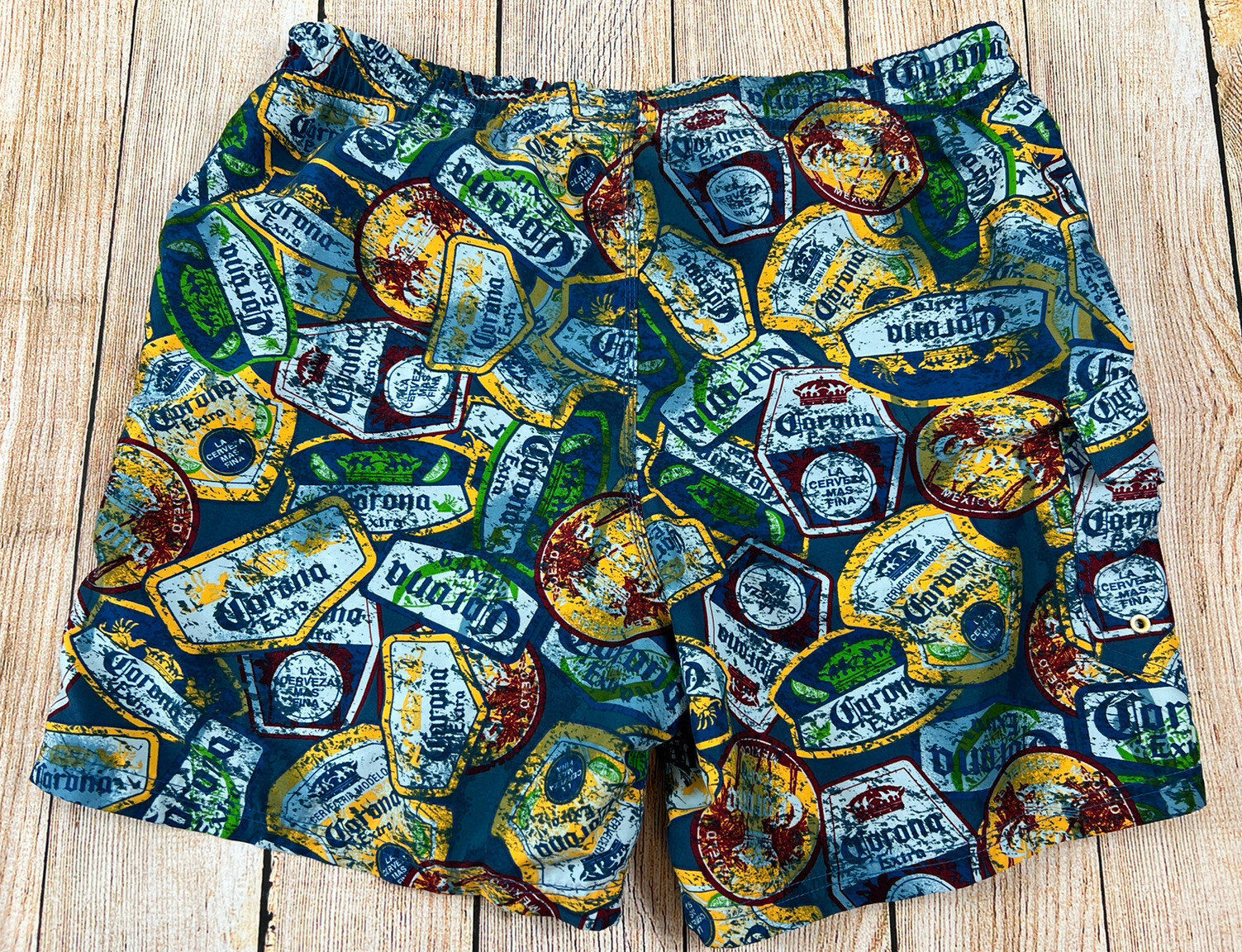 Mens Corona Extra Beer Swim Trunks Board Shorts All O… Gem