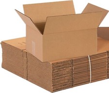14 x 12 x 10 Shipping Boxes Moving Boxes Corrugated Kraft 25/Bundle 25/Pack