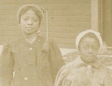 AFRICAN AMERICAN FAMILY PHOTOS, EARLY 1900s, 5 SET.