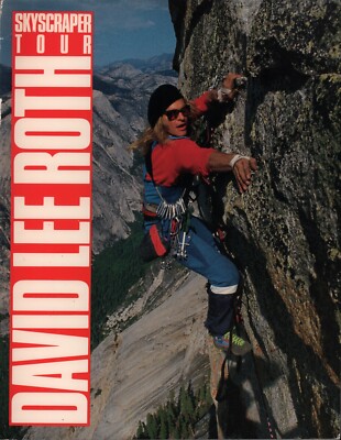 DAVID LEE ROTH 1986 SKYSCRAPER WORLD TOUR CONCERT PROGRAM