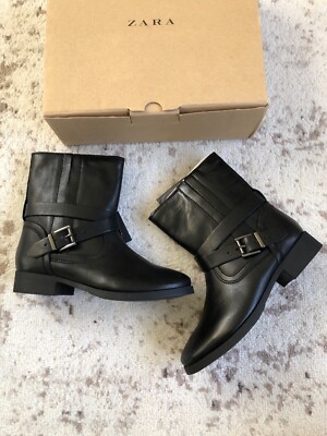 zara motorcycle boots