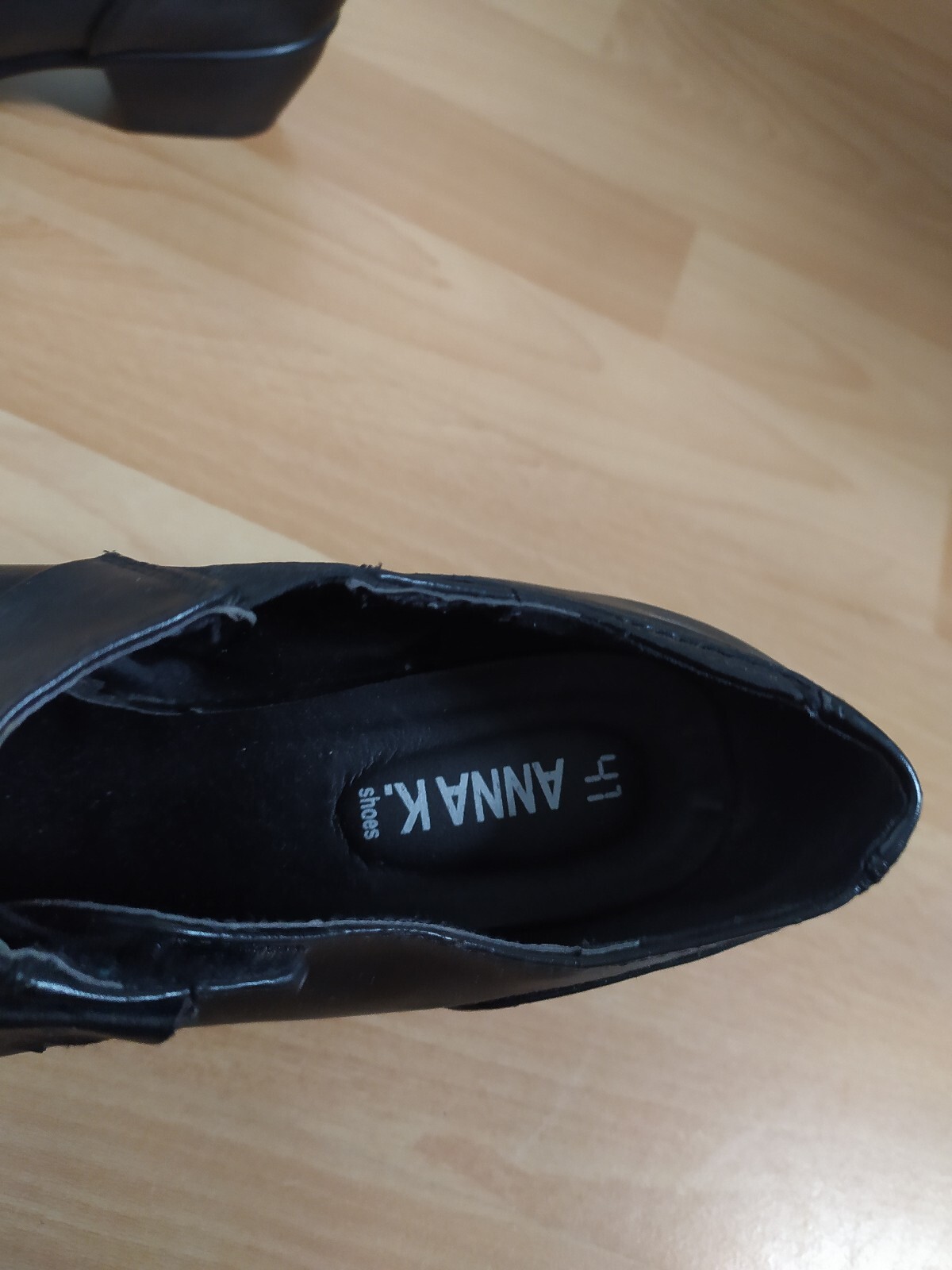 Damen Schuhe schwarz Kunstleder Gr. 41 Anna K. shoes eBay
