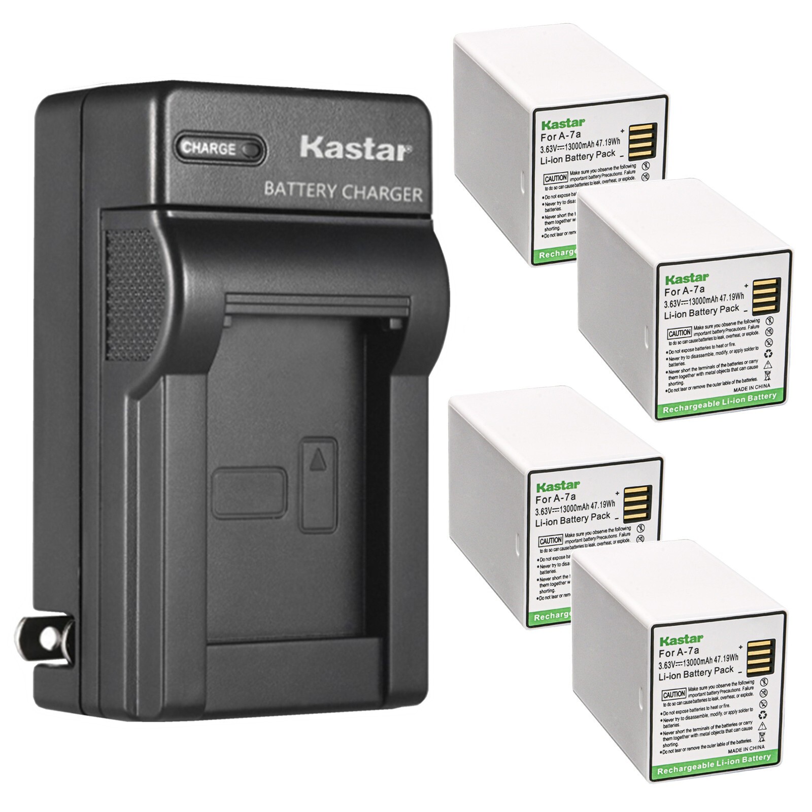 Kastar Battery AC Wall Charger for Arlo GO 2 ITE Security Camera (VML2030)