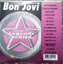 LEGENDS KARAOKE CDG BON JOVI 1980'S ROCK POP 112 15 SONGS CD G BAD MEDICINE