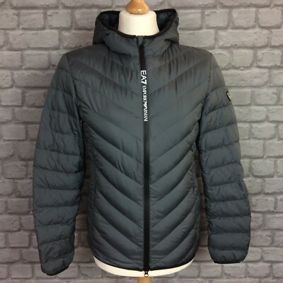 emporio armani ea7 logo padded jacket