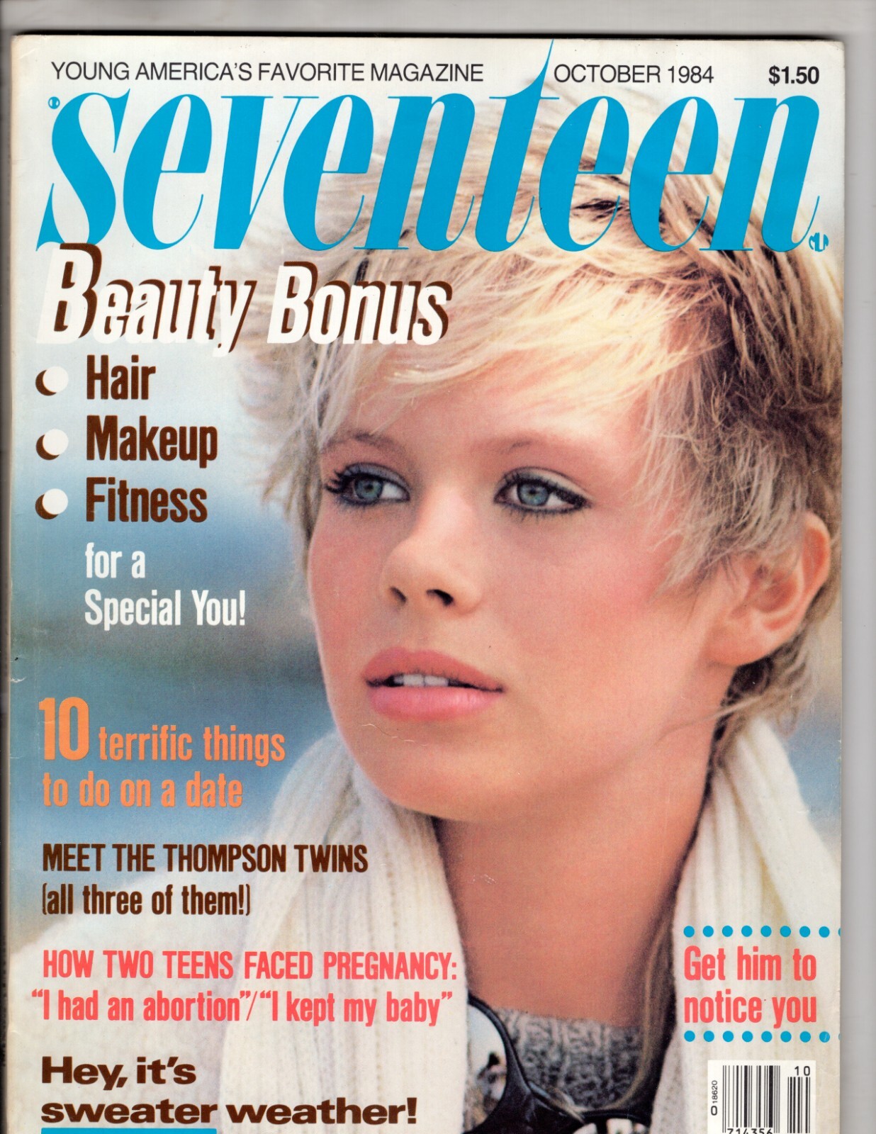 VTG Seventeen Magazine October 1984 Kristin Haraldsdottir