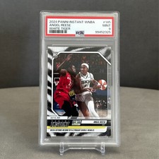 2024 Panini Instant WNBA #145 Angel Reese Rookie RC White Tiger /5 PSA 9 Mint