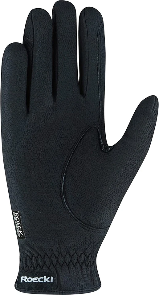 Roeckl Roeck-Grip Unisex Equine Horse Riding Black Gloves - Imagem 3 de 3