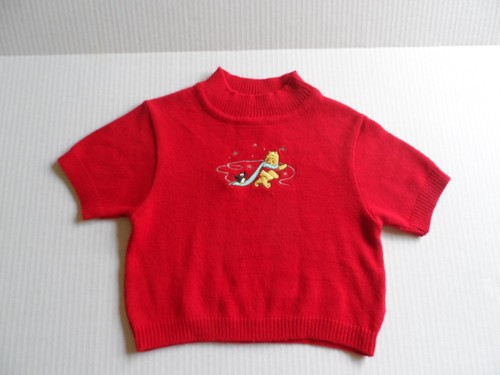 DISNEY GIRL'S HOLIDAY 2 PIECE OUTFIT WINNIE THE POOH & PENGUIN SIZE 6 VGC - Picture 3 of 12