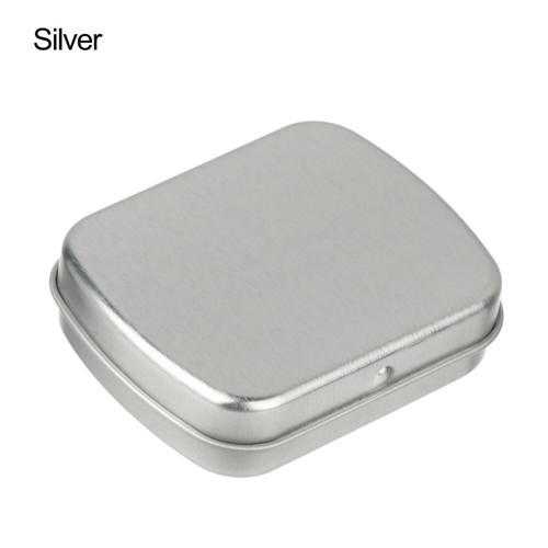9PCS Metal Small Tins with Lids Rectangular Tin Boxes with Hinged Lids Storage - Picture 2 of 12