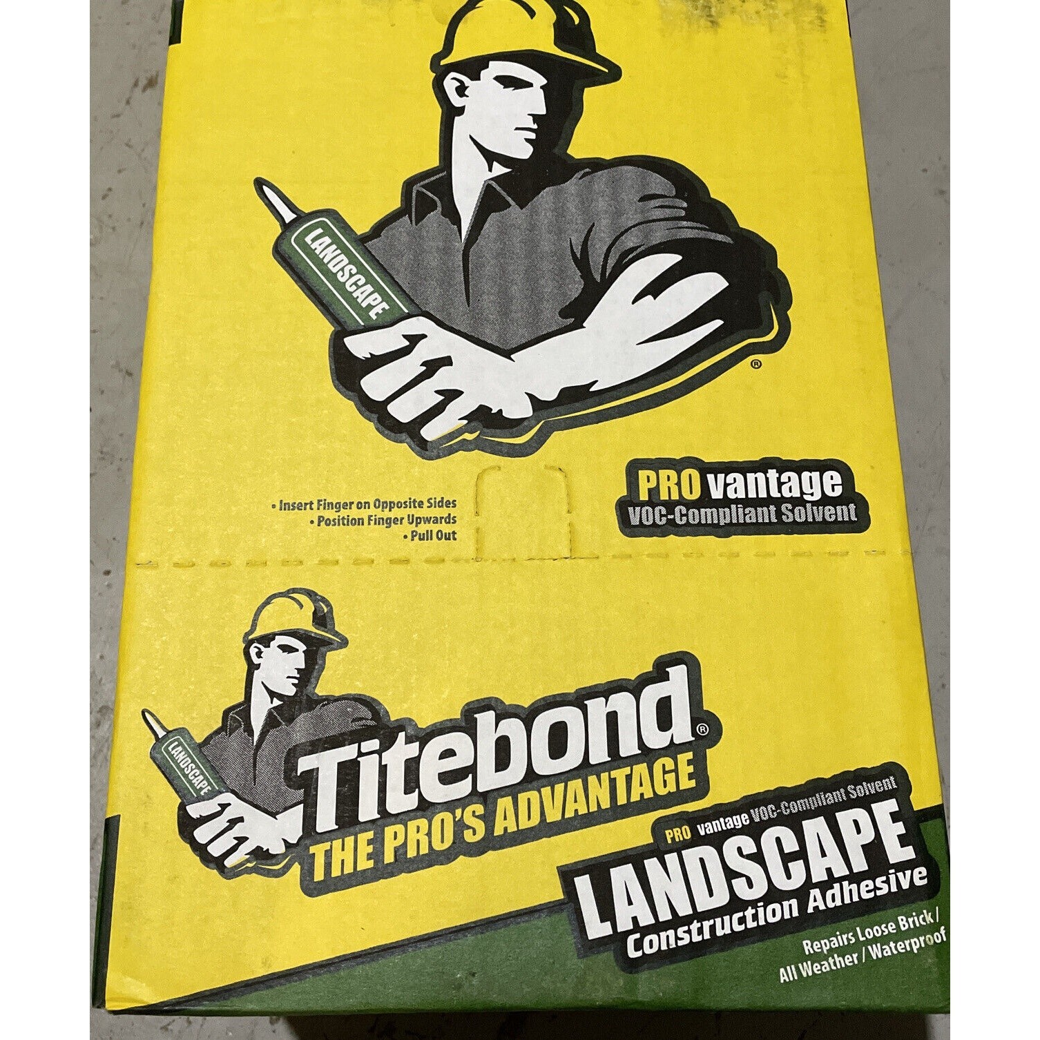 (12Pack) Titebond 10 oz. PROvantage Landscape Adhesive BRAND NEW eBay