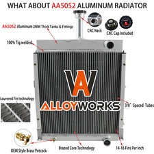 3ROW RADIATOR FIT CASE IH 380B 385 484 485 584 585 684 685 784 885 584 #84524C93