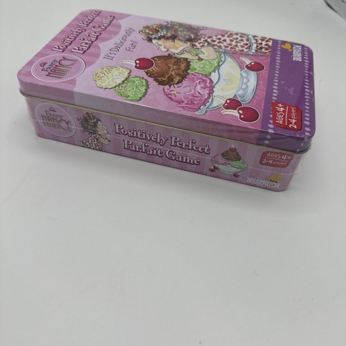 FANCY NANCY Positively Perfect Parfait Game METAL TIN New With Box Damage - Picture 6 of 6
