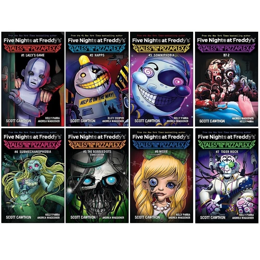 B&Q - Five Nights At Freddy's: Tales From The Pizzaplex Series 8 Books Collection Set By Scott Cawthon - Image 5
