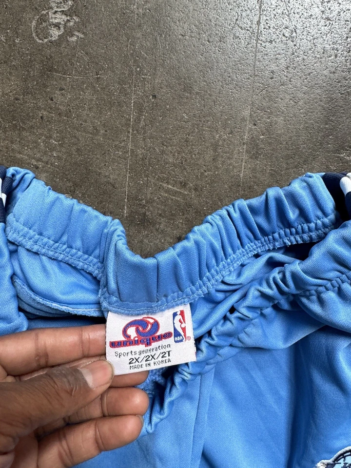 NBA Unique Gen Los Angeles Lakers 2XL Pants Tear Snap Button Blue Y2K Kobe Era - Image 3 of 4