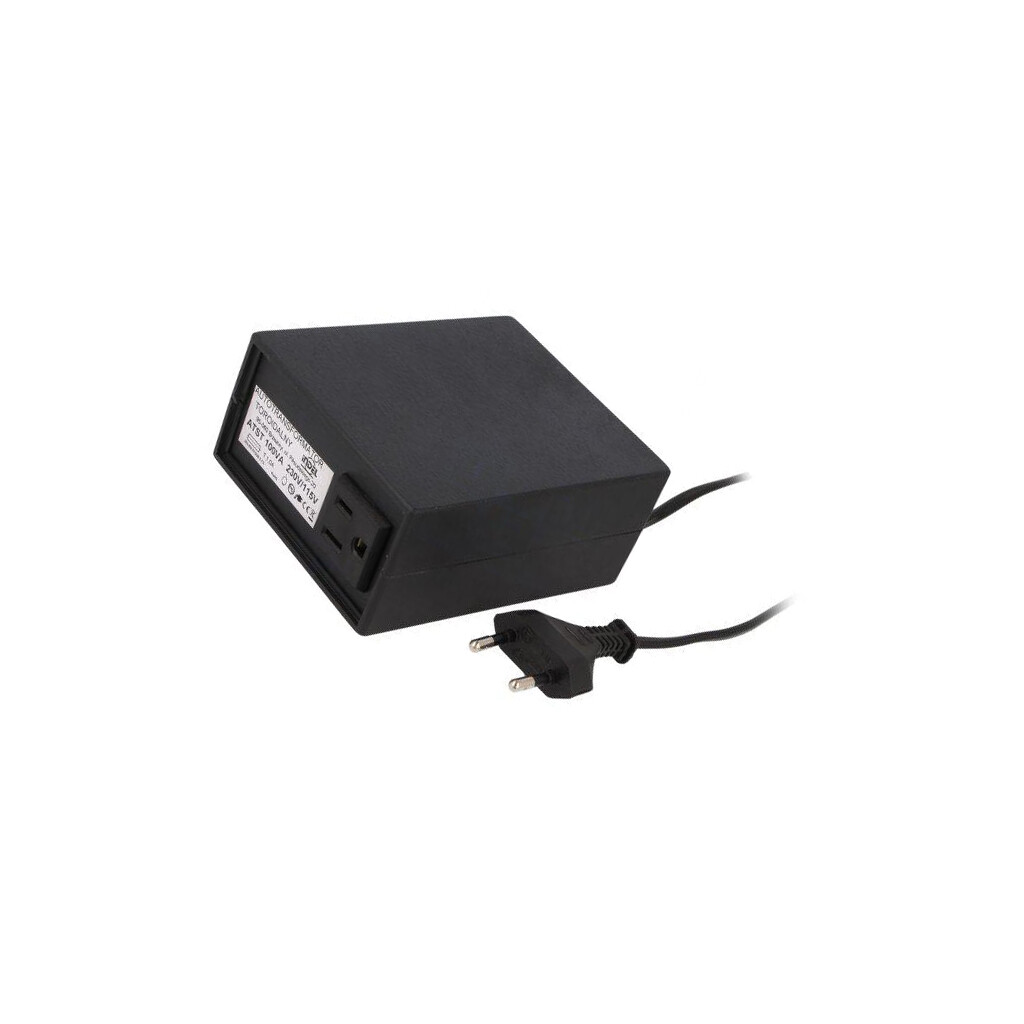 ATST100-230V/115V-001 Trasformatore automatico 230VAC Potenza: 100VA Usek.1: 115