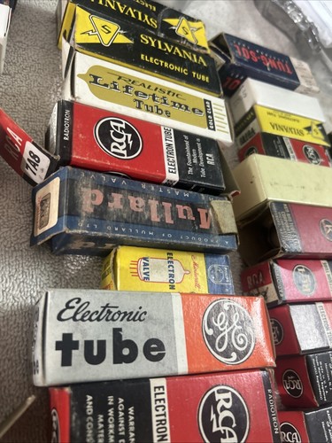 50 Vintage Untested Electron Tubes Read Description - Picture 17 of 23