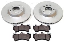 Front 2 Brake Discs And Pads Set For Porsche Cayenne 3.0 2011-2018 (350mm)