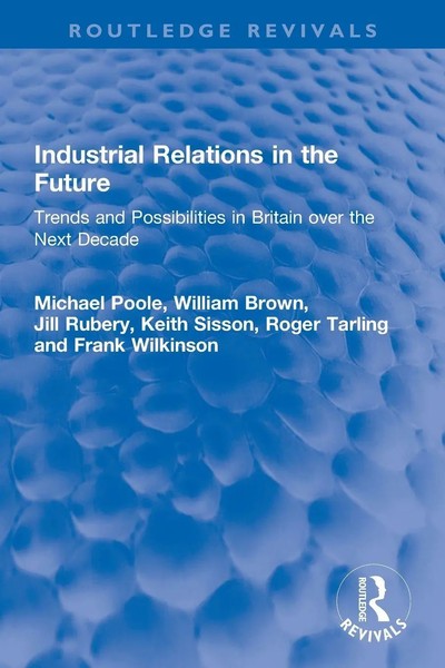 Michael Poole (U. A.) | Industrial Relations In The Future | Taschenbuch (2024)-image