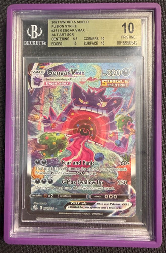 Gengar VMAX graded BGS 10 for sale on eBay