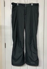Columbia Omni Tech Rain Snow Ski Windbreaker Waterproof Gray Pants Sz L
