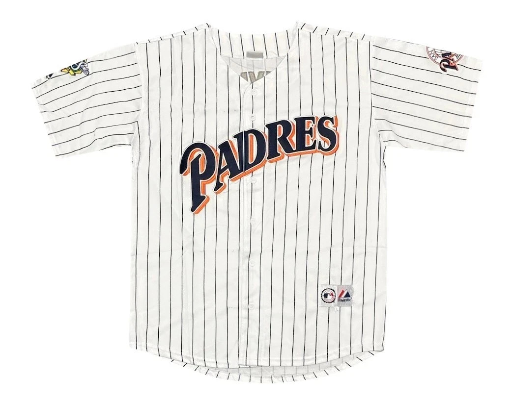 Tony Gwynn San Diego Padres 1998 World Series Home White Jersey Men's (L-XL) View 2