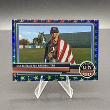 2023 Panini Stars & Stripes Maxwell Max Clark Blue Stars /75 Rookie Flag USA