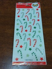 Hallmark Stickeroni Christmas Candy Cane Stickers New Sealed