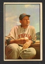 1953 Bowman Color EARLY WYNN Cleveland Indians #146 VG/EX+ Condition
