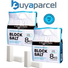 Water Softener Block Salt 2 - 12 4kg Bag Blocks Food Grade BWT Kinetico Harvey