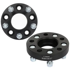 2pcs 1/2"-20 Hub Centric Wheel Spacers 5x4.5 For Ford Mustang Ranger Explorer 1"