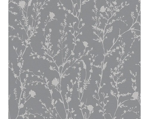 Vliestapete 39546-3 Casual Living Floral Natur Grau Silber-image