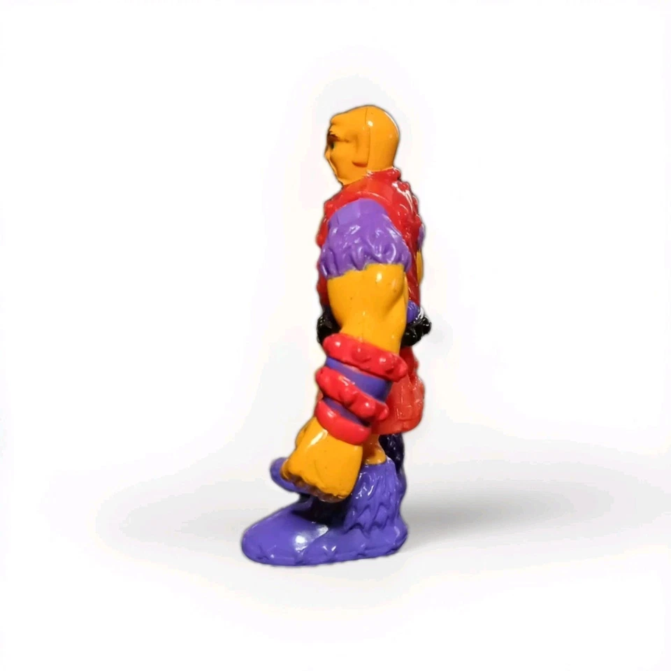 Imaginext Warrior Character Red Purple Play 2.5" Action Figure 2001 Toy - Image 2 of 4