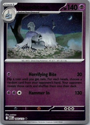 Houndstone - ME01: Mega Evolution 066/132 NM Reverse Holo
