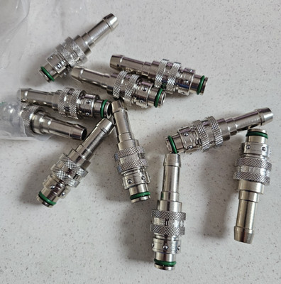 10x NEU SCHLAUCHVERBINDER ARMATUR KUPPLUNG SCHNELLVERSCHLUSS WANDLER STECKER