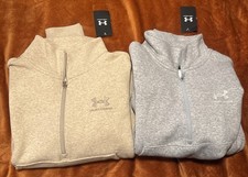 PICK - Under Armour 1386460 Womens Icon Fleece Half-Zip Pullover Cropped Sweater