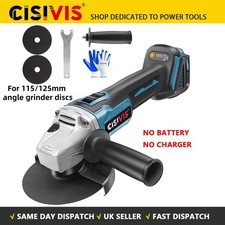 18V 125mm Li-ion Electric Cordless Brushless Angle Grinder For Makita Battery UK