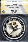1996 Australian Silver Kookaburra 1 oz — photo from another recent sale
