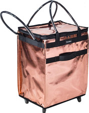 Reusable Grocery Bag on Wheels Large Capacity Shopping Trolley Foldable Rolling