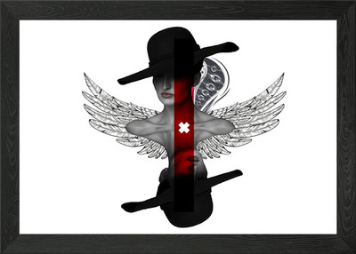 Reflexion gerahmtes Wandbild Poster Leinwanddruck Bild