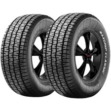 Qty 2 25560r15 Gripmax Maxgrip Classic 102h Sl White Letter Tires