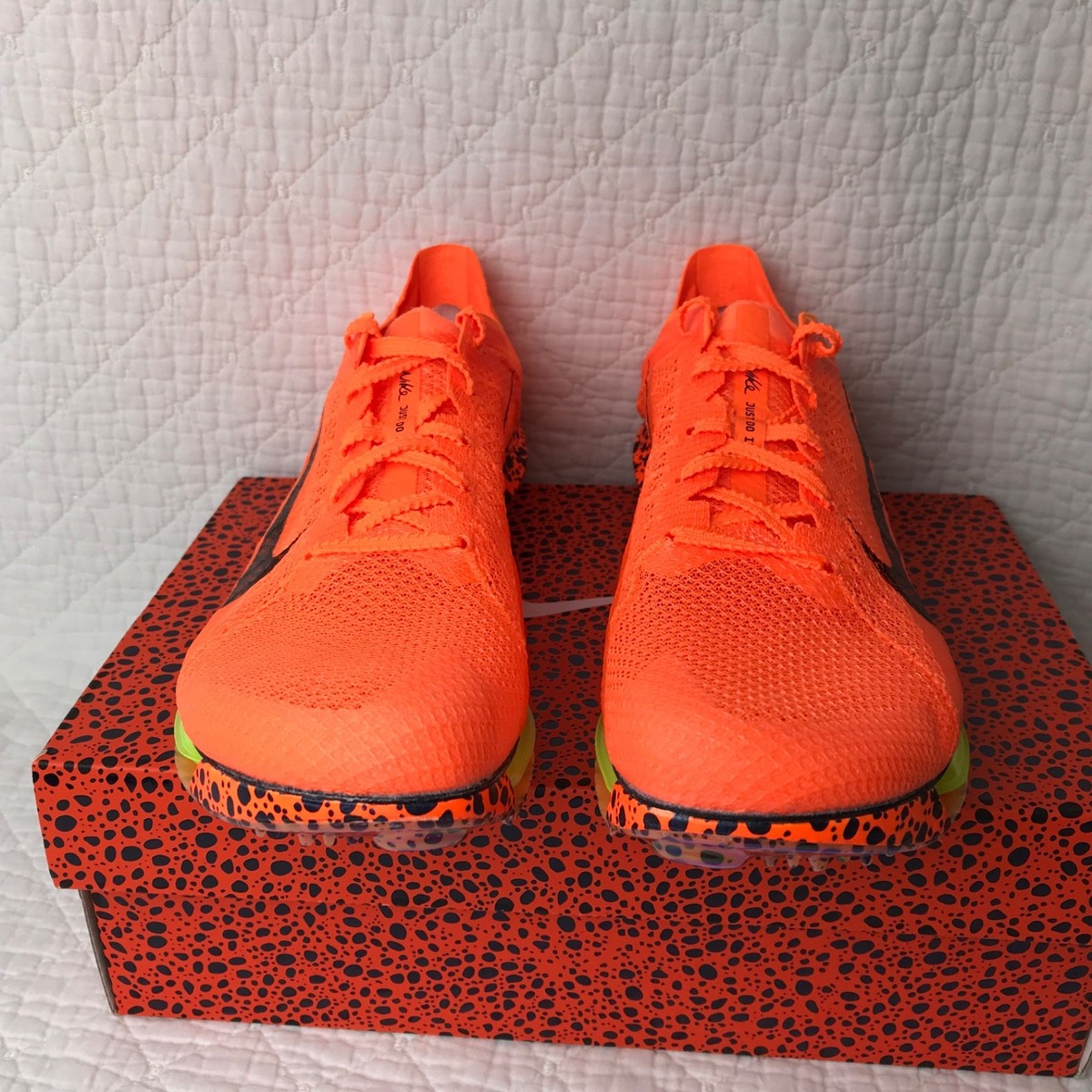 Nike Air Zoom Victory 2 OLY Track Spikes Shoes Men's SZ 9 Orange Nike Air Zoom Victory 2 OLY Track Spikes Shoes Men's SZ 9 Orange