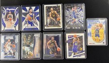 Stephen Curry Card Lot (9) Warriors Prizm Select Donruss Hoops Inserts MVP