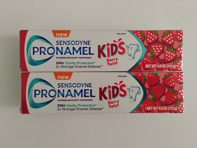 Sensodyne Pronamel Kids Toothpaste Berry Twist 4oz Fluoride Cavity Enamel Pack 2