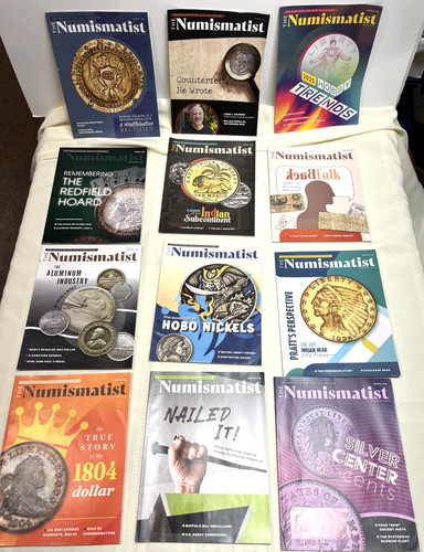 The Numismatist Magazine 12 Issues Jan-Dec 2025 Complete Run !!  Coin Collecting
