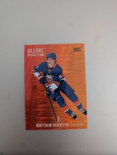 2025-26 UD Allure Matthew Schaefer Rookie Color Flow Red-Orange Spectrum /399