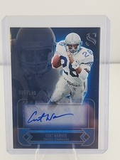 2025 Panini Silhouette- Curt Warner Profile Signatures /199 Seahawks #PS-CWR