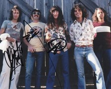 *  REO SPEEDWAGON * signed 8x10 photo * CRONIN, GRATZER & DOUGHTY * COA *